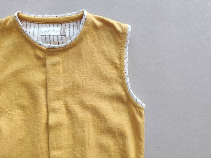 Buy Earth Yellow Baby Onesie | Shop Verified Sustainable Kids Onesies on Brown Living™