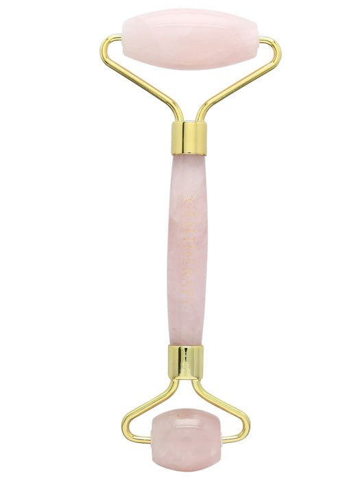 Buy Face Roller - Rose Quartz | Shop Verified Sustainable Massager on Brown Living™