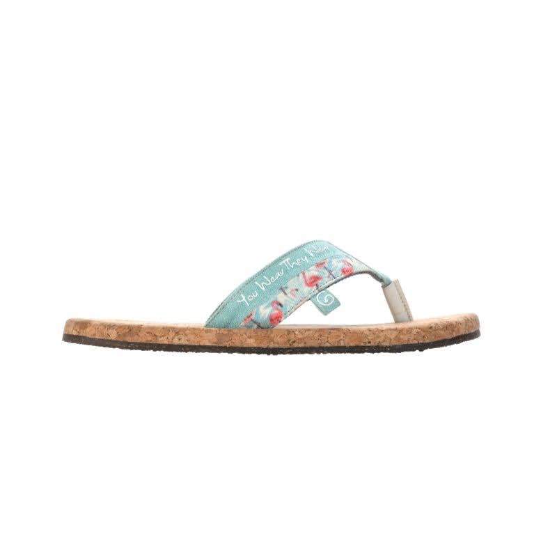 Buy Flamingo Blue Sustainable and Vegan Flip Flops | Shop Verified Sustainable Womens Flip Flops on Brown Living™