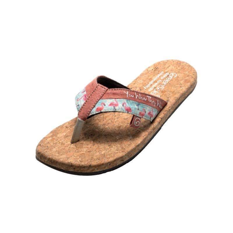 Buy Flamingo Pink Sustainable and Vegan Flip Flops | Shop Verified Sustainable Womens Flip Flops on Brown Living™