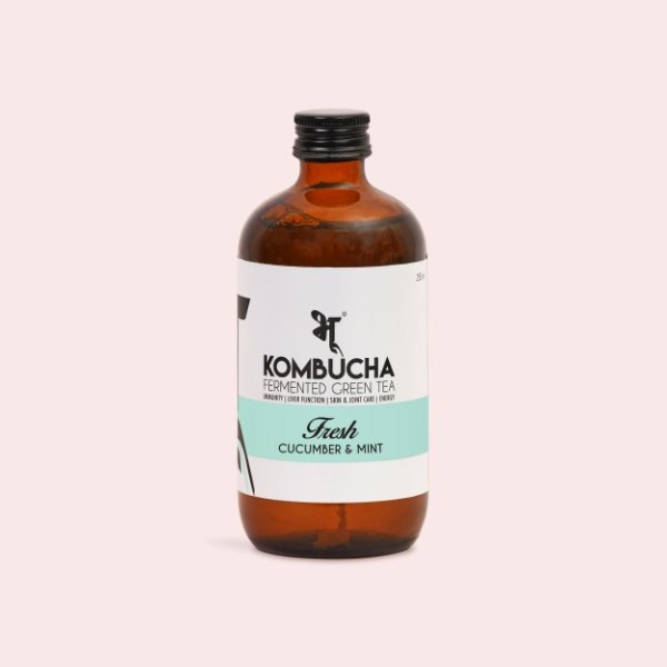 Buy Fresh | Cucumber & Mint Kombucha | Shop Verified Sustainable Health & Energy Drinks on Brown Living™