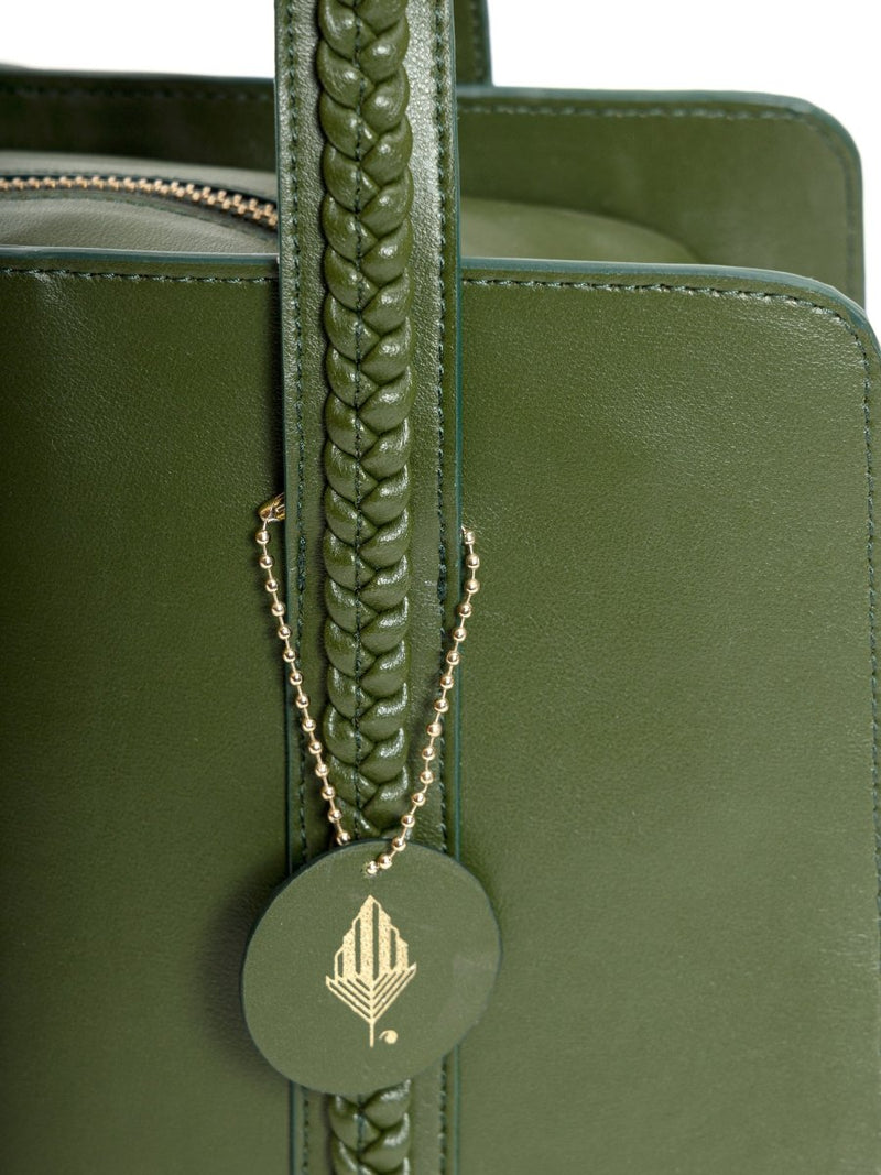 Buy Gaia (Green) | Women's bag made with Cactus Leather | Shop Verified Sustainable Womens Handbag on Brown Living™