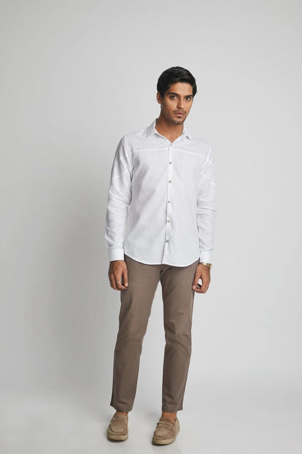 Buy Galaxy Seam Shirt White | Shop Verified Sustainable Mens Shirt on Brown Living™