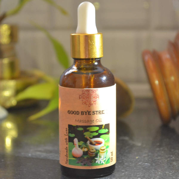 Buy Good bye Stress Massage oil | Shop Verified Sustainable Body Oil on Brown Living™