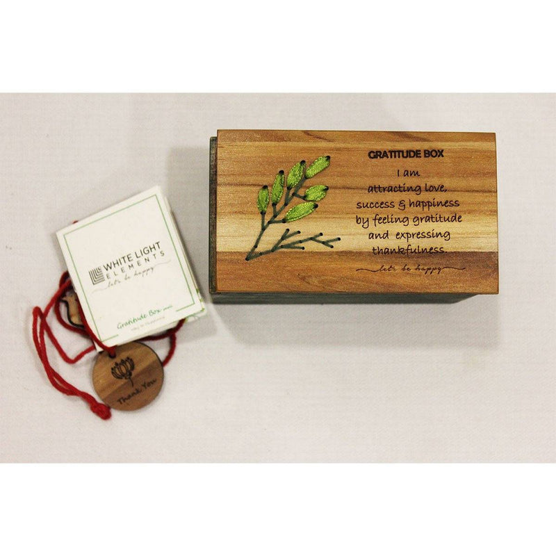 Buy Gratitude Box (Small) - Way to Happiness | Shop Verified Sustainable Decor & Artefacts on Brown Living™