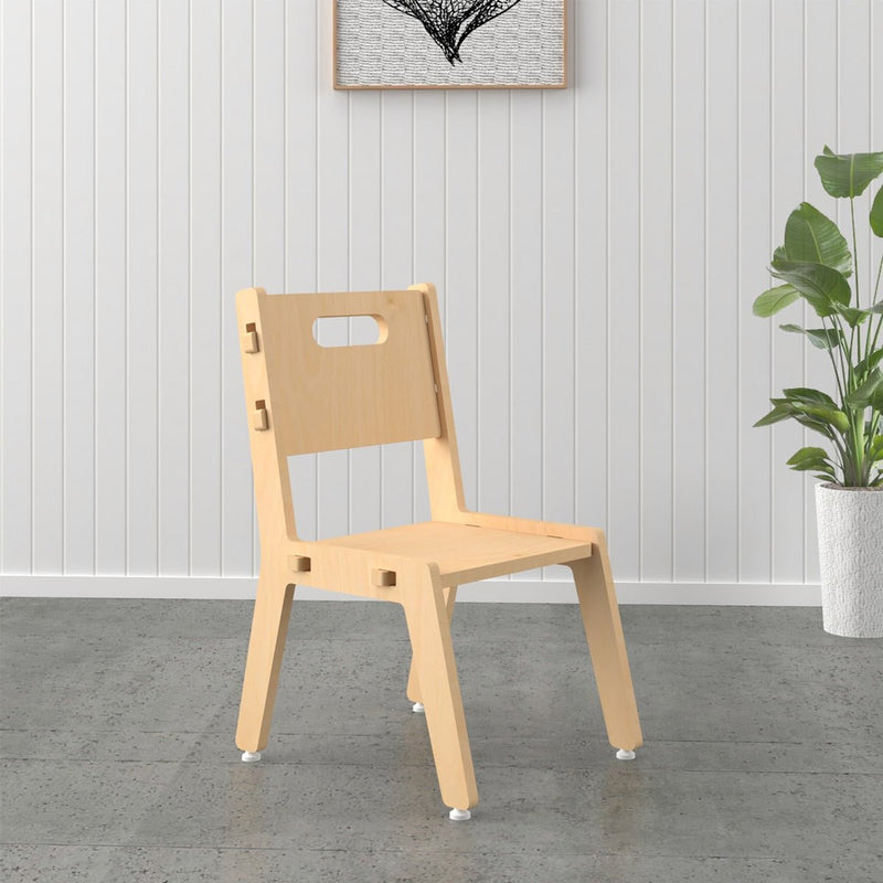 Buy Grey Guava Childrens Wooden Chair | Shop Verified Sustainable Decor & Artefacts on Brown Living™