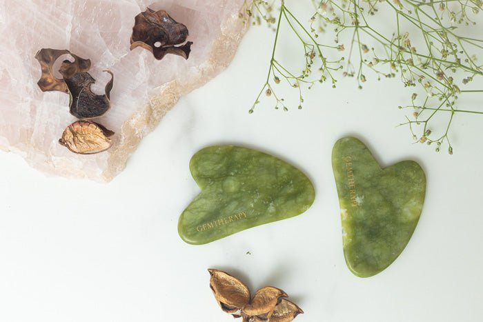 Buy Gua Sha- Jade | Shop Verified Sustainable Massager on Brown Living™