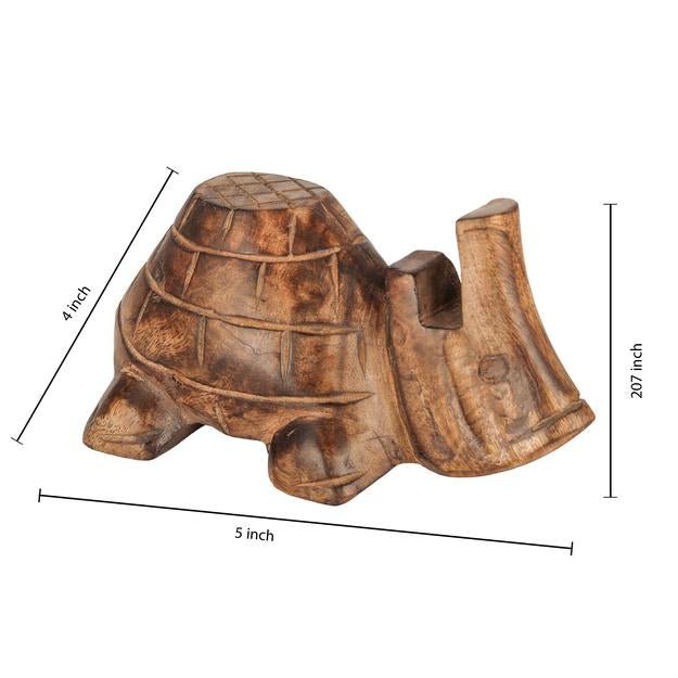 Buy Turtle Lovers Wooden Spectacle Holder | Table Organizer Stand | Shop Verified Sustainable Table Decor on Brown Living™