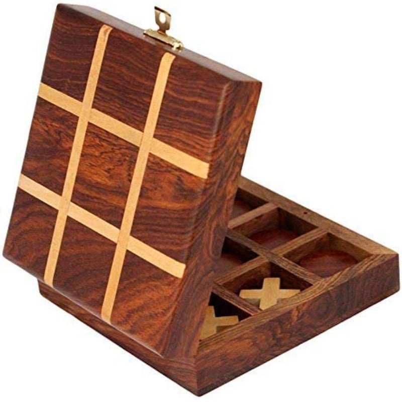 Buy Metal & Wooden Noughts and Crosses- Pedagogical Board | Indoor Games | Shop Verified Sustainable Learning & Educational Toys on Brown Living™