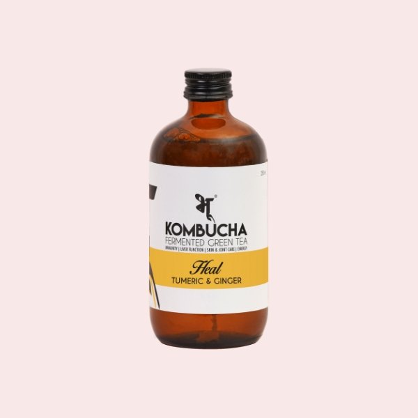 Buy Heal | Turmeric & Ginger Kombucha | Shop Verified Sustainable Health & Energy Drinks on Brown Living™