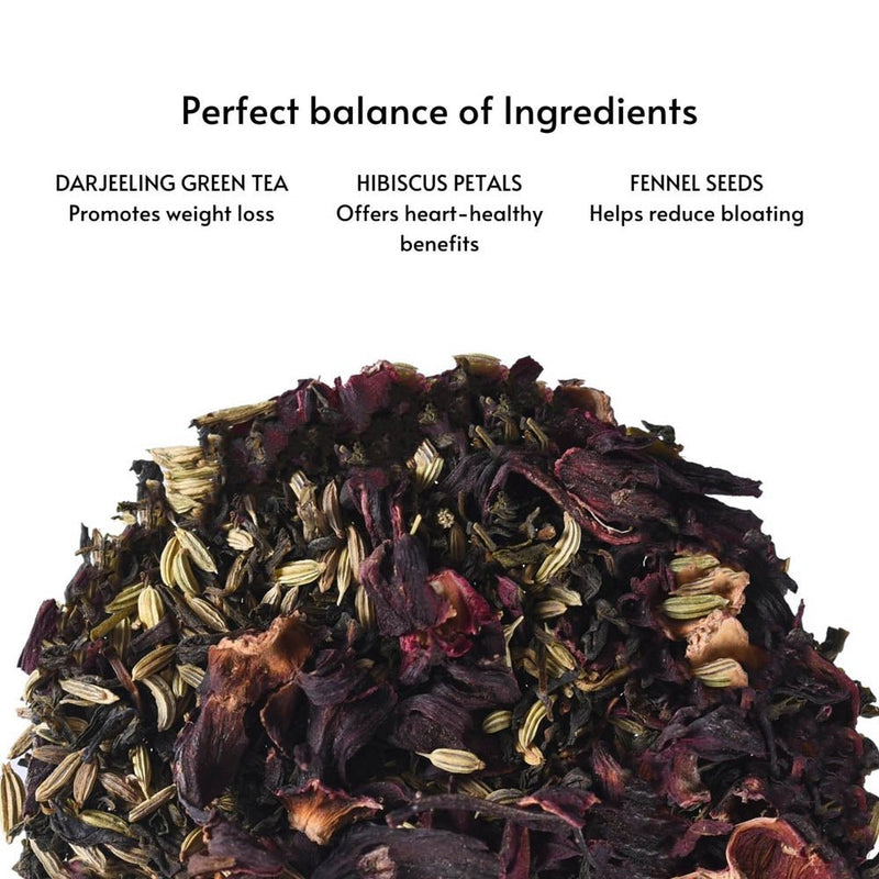 Buy Hibiscus Haven - Hibiscus Green Tea | Shop Verified Sustainable Tea on Brown Living™