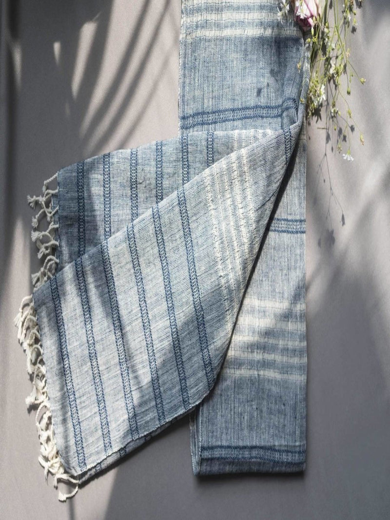 Buy Indigo Organic Kala Cotton Scarf | Shop Verified Sustainable Womens Scarf on Brown Living™