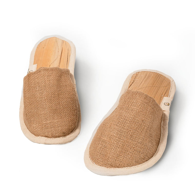 Buy Indoor slippers – Banana Economy Closed Toe Slidders | Shop Verified Sustainable Products on Brown Living