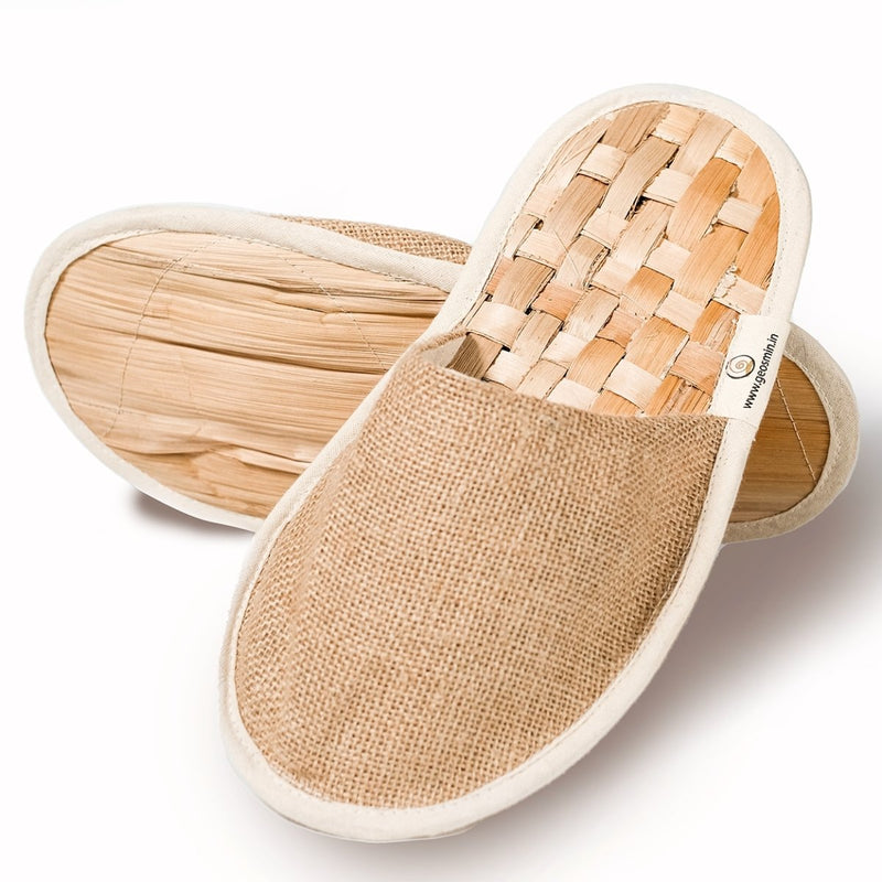 Buy Indoor slippers- Banana Waffle | Closed Toe Slidders | Shop Verified Sustainable Mens Sliders on Brown Living™