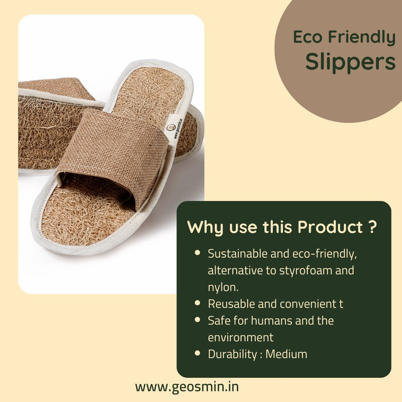 Indoor slippers – Loofah | Open Toe Slidders | Verified Sustainable Womens Sliders on Brown Living™