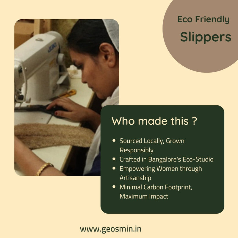 Indoor slippers – Loofah | Open Toe Slidders | Verified Sustainable Womens Sliders on Brown Living™