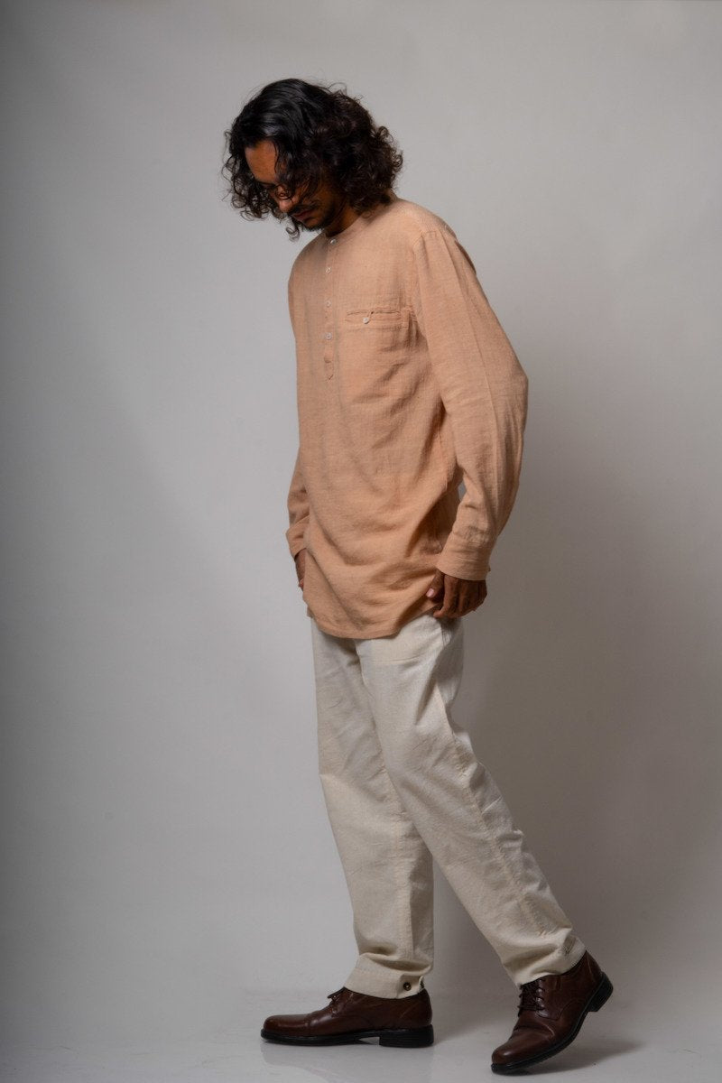 Buy Kala Cotton Long Shirt | Shop Verified Sustainable Mens Shirt on Brown Living™