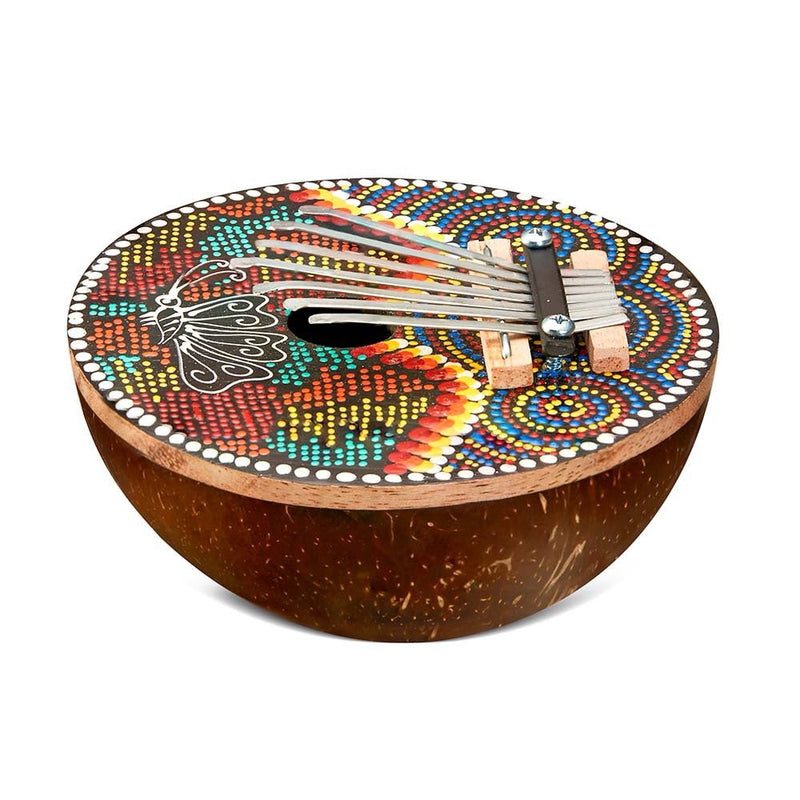 Buy Kalimba 7 keys- Flower | Shop Verified Sustainable Musical Instruments on Brown Living™