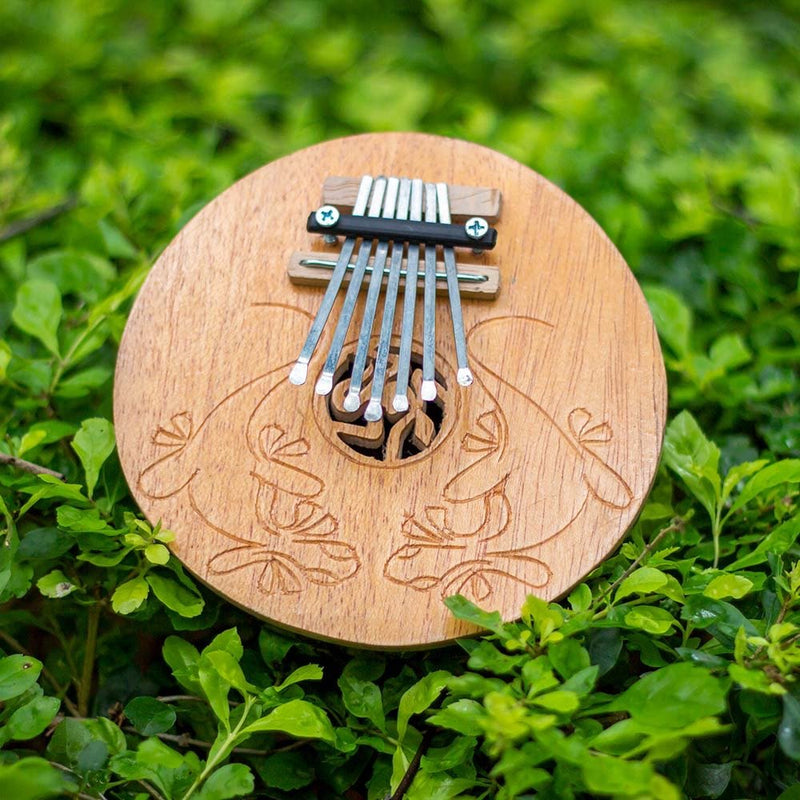 Buy Kalimba 7 keys- Plain engraved Iguana | Shop Verified Sustainable Musical Instruments on Brown Living™