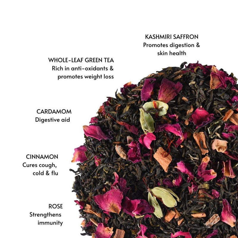 Buy Kashmiri Kahwah Immunity Boosting Tea | Shop Verified Sustainable Tea on Brown Living™