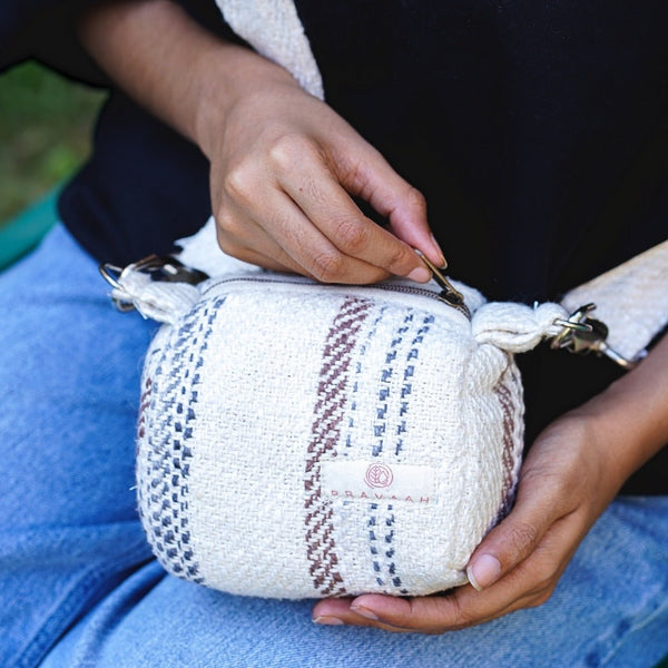 Buy Kese Handwoven Cross Body Bag | Vegan | Shop Verified Sustainable Womens Handbag on Brown Living™