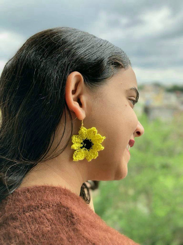 Buy Knit Future Naaz Earrings | Handwoven earrings | Shop Verified Sustainable Womens earrings on Brown Living™