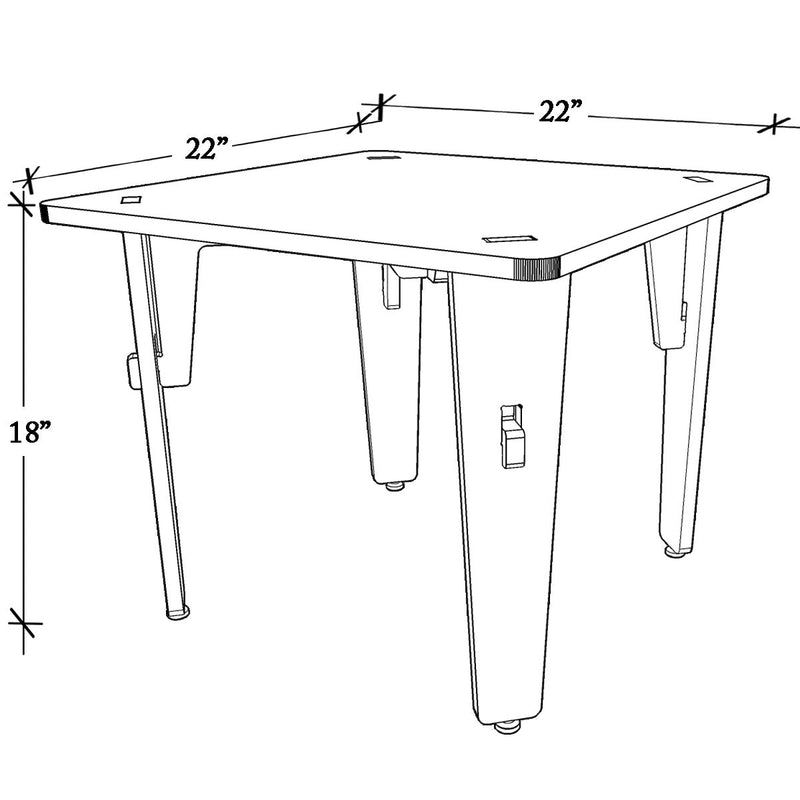 Buy Lime Fig Wooden Table - 18 inches | Shop Verified Sustainable Decor & Artefacts on Brown Living™