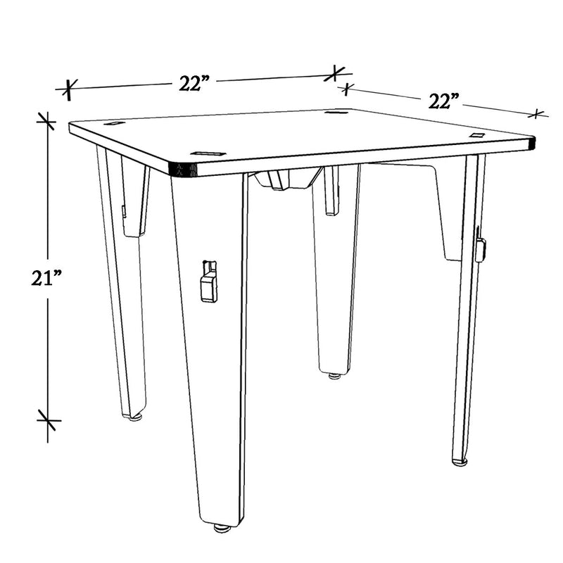 Buy Lime Fig Wooden Table - 21 inches | Shop Verified Sustainable Decor & Artefacts on Brown Living™