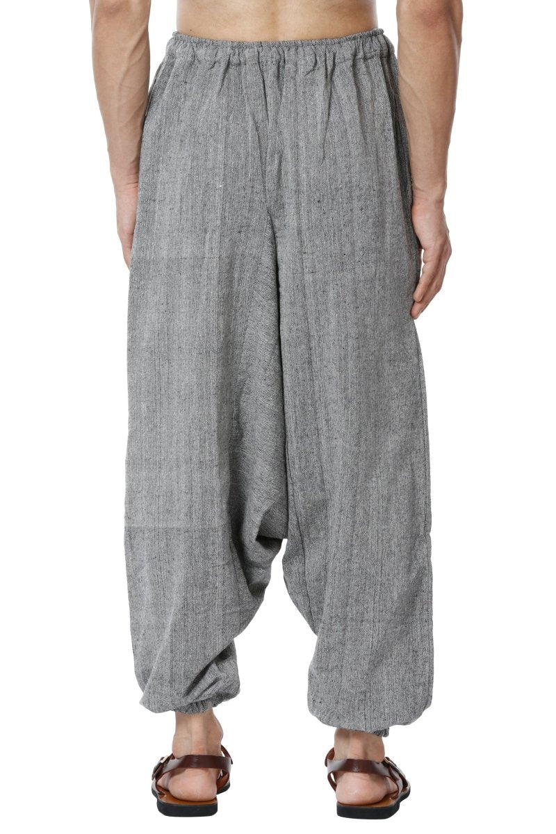 Buy Men's Harem Pants | Grey | Fits Waist Size 26" to 38" | Shop Verified Sustainable Products on Brown Living