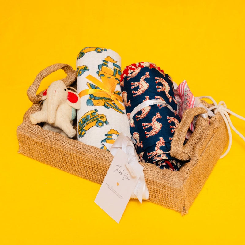 Buy Mini Aloka Baby Hamper Desert Safari | Shop Verified Sustainable Gift Hampers on Brown Living™