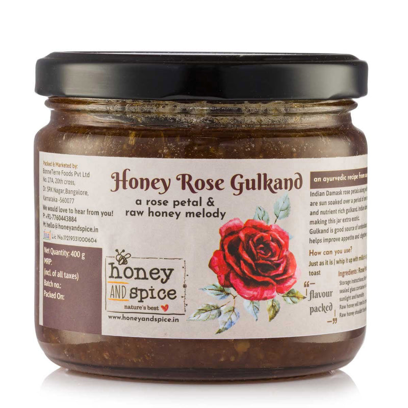 Nutrient Rich Honey Rosegulkand | Verified Sustainable Confectionaries on Brown Living™