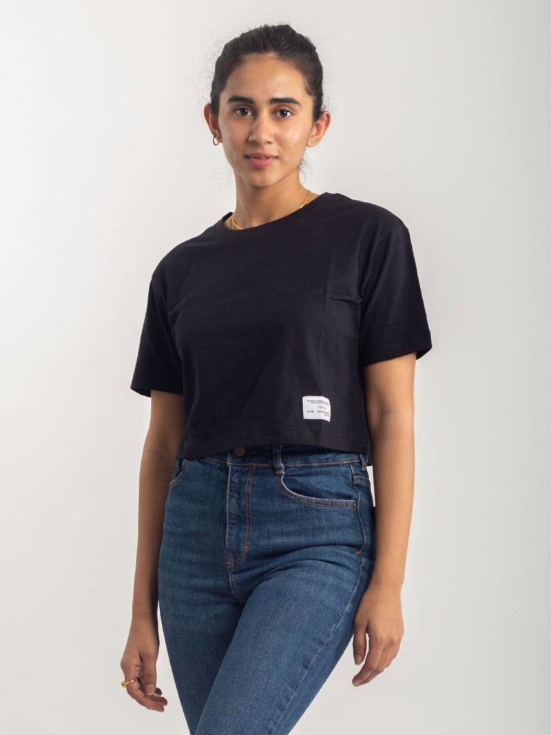 Buy OG Cotton T Shirt - Coal | Shop Verified Sustainable Womens T-Shirt on Brown Living™