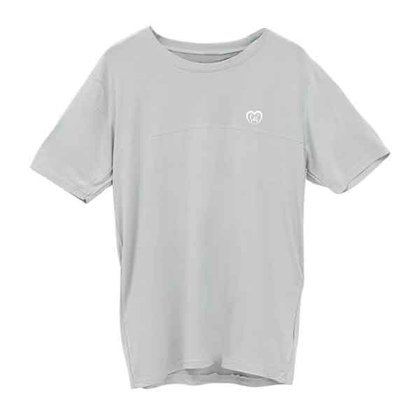 Buy Organic Bamboo T-shirt | Solid Grey T-shirt | Unisex tshirt | Shop Verified Sustainable Womens T-Shirt on Brown Living™