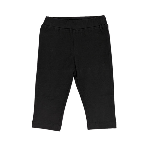 Buy Organic Cotton Girl Leggings - Black | Shop Verified Sustainable Girls Leggings on Brown Living™