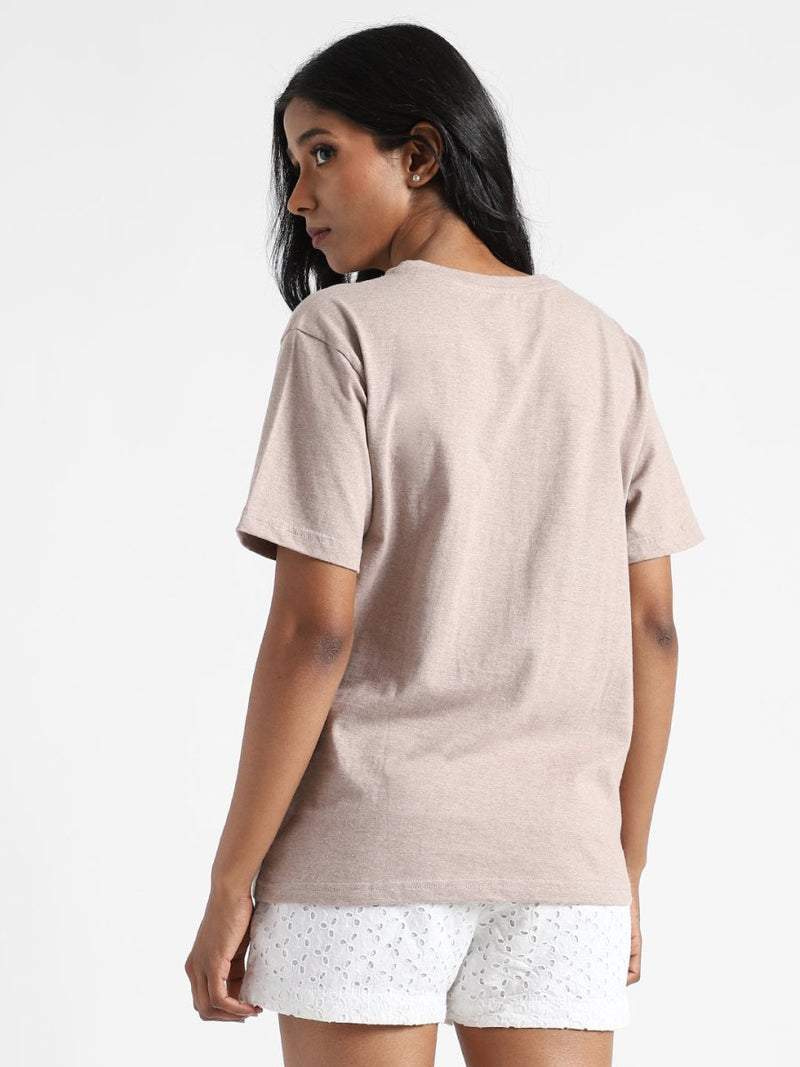 Buy Organic Cotton & Naturally Fiber Dyed Soil Brown Women's T-shirt | Shop Verified Sustainable Womens T-Shirt on Brown Living™