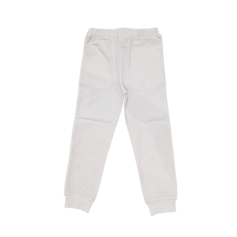 Buy Organic Cotton Unisex Joggers- White | Shop Verified Sustainable Kids Pajamas on Brown Living™