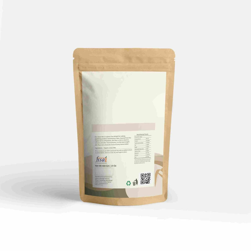 Buy Organic Jowar Atta - 800g (400g x 2 packs) | Shop Verified Sustainable Cooking & Baking Supplies on Brown Living™