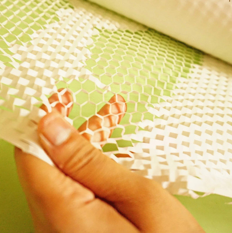 Buy Paper Bubble Wrap | Length 50M | Honeycomb Packaging | Shop Verified Sustainable Packing Materials on Brown Living™