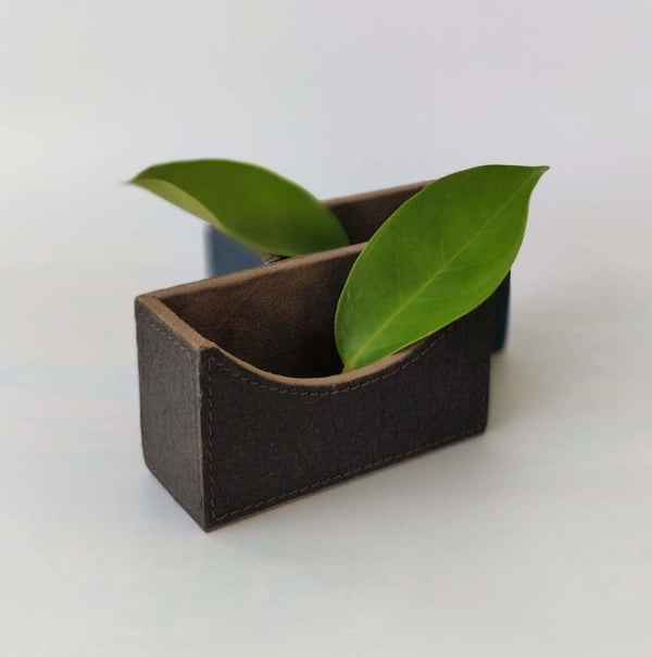 Buy Pinatex Visiting Card Holder | Shop Verified Sustainable Desk Organizers on Brown Living™