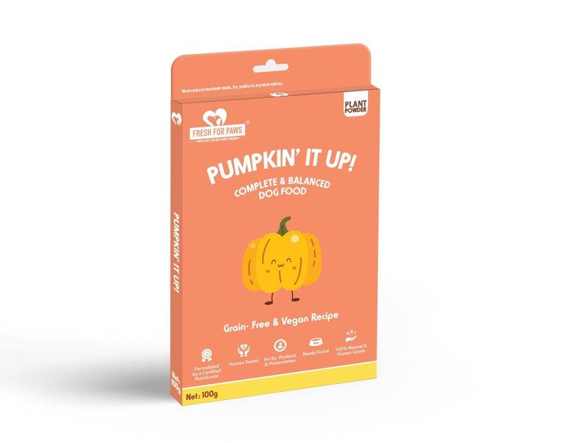 Buy Pumpkin It Up | 100 gram pack of 3 | Shop Verified Sustainable Pet Food on Brown Living™