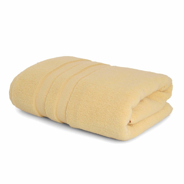 Buy Pure paradise Zero Twist Cotton 600 GSM - Empire Yellow | Shop Verified Sustainable Bath Linens on Brown Living™