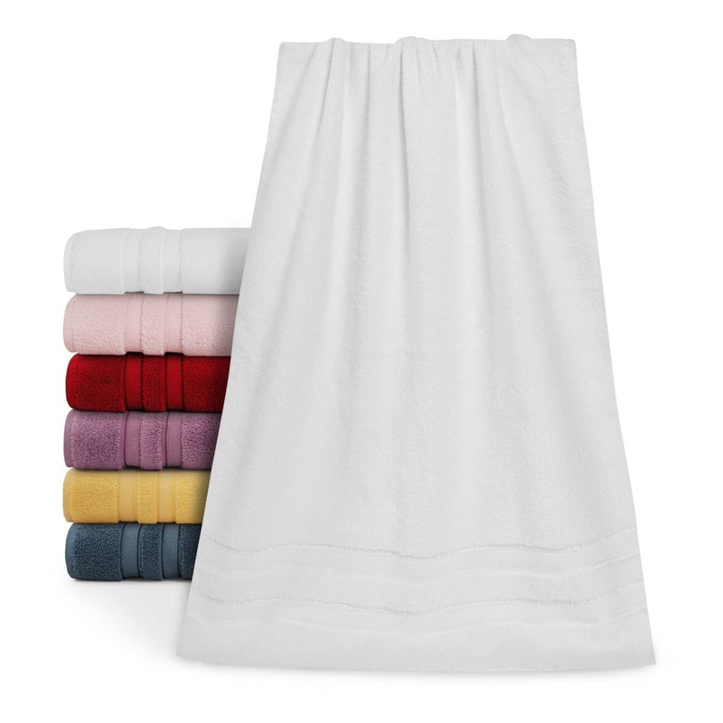 Buy Pure paradise Zero Twist Cotton 600 GSM - Optical White | Shop Verified Sustainable Bath Linens on Brown Living™