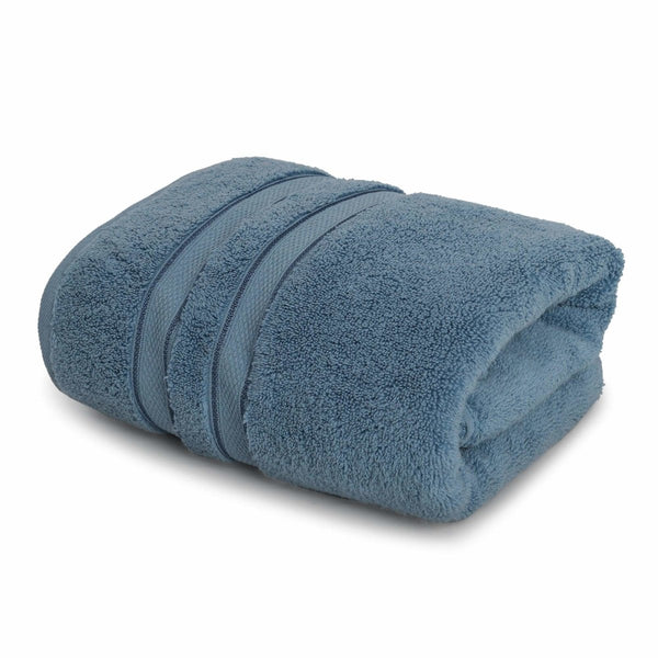 Buy Pure paradise Zero Twist Cotton 600 GSM - Skyline Blue | Shop Verified Sustainable Bath Linens on Brown Living™