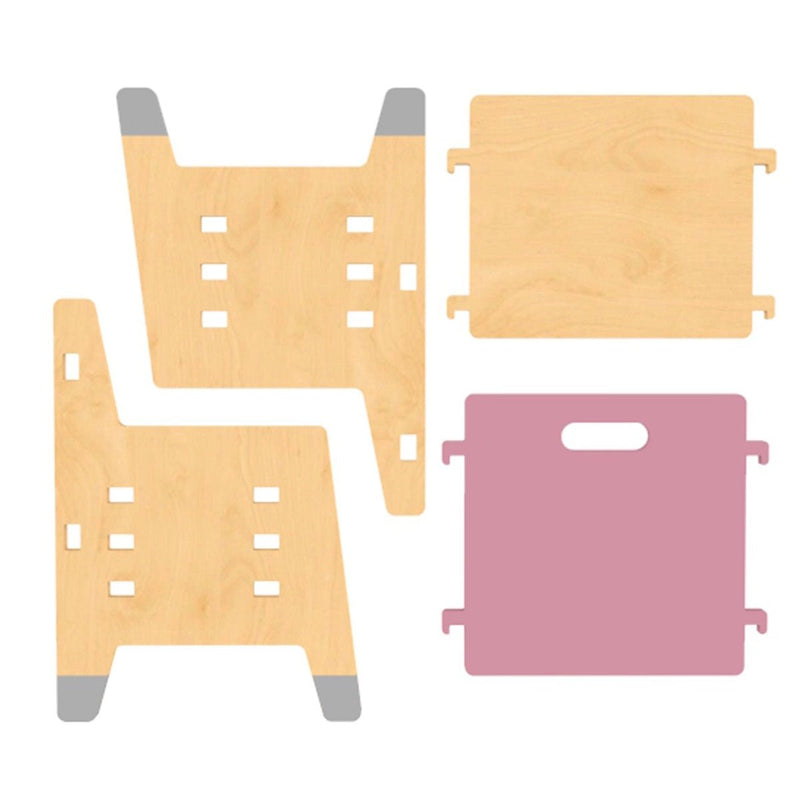 Buy Purple Mango Wooden Weaning Chair | Shop Verified Sustainable Decor & Artefacts on Brown Living™