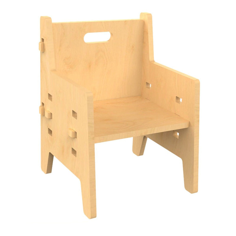 Buy Purple Mango Wooden Weaning Chair | Shop Verified Sustainable Decor & Artefacts on Brown Living™