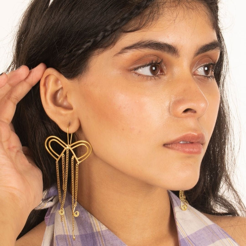 Buy Rasmalai Earrings | Shop Verified Sustainable Womens Accessories on Brown Living™