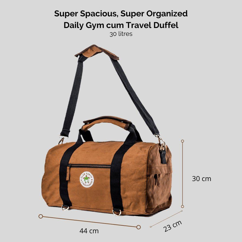 Buy Rhino Duffel - Charcoal Black | Shop Verified Sustainable Travel Duffel on Brown Living™