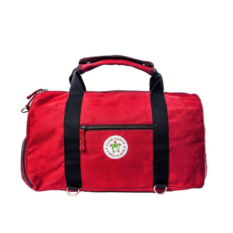 Buy Rhino Duffel - Cherry Red | Shop Verified Sustainable Travel Duffel on Brown Living™