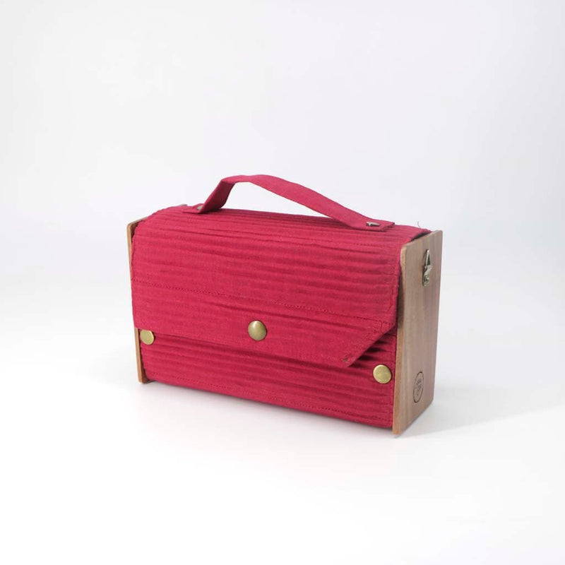 Buy Rich Rose Box Clutch | Shop Verified Sustainable Womens Bag on Brown Living™