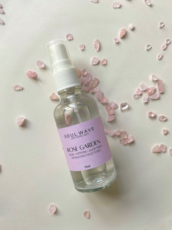 Buy Rose Garden Face Toner (Rose + Vetiver + Aloe Vera) | Shop Verified Sustainable Face Toner on Brown Living™